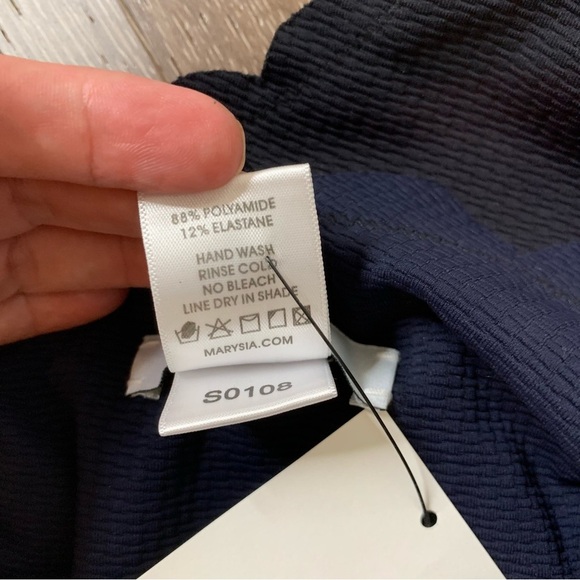 Marysia womens black scalloped mott maillot halter one piece swimsuit Small - Picture 8 of 10